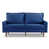 100 % polyester bleu est en rupture de stock