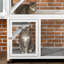 Maison d'extérieur en bois pour chat