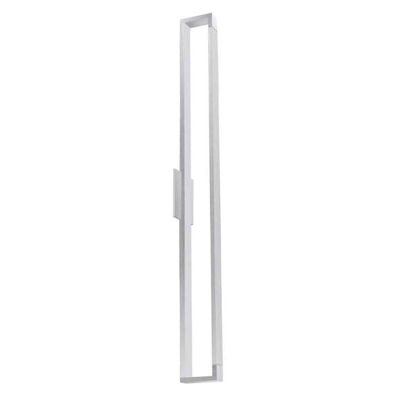 Swivel LED Flush Mounted Sconce, Brushed Nickel, 47.25" H x 4.375" W x 4" D