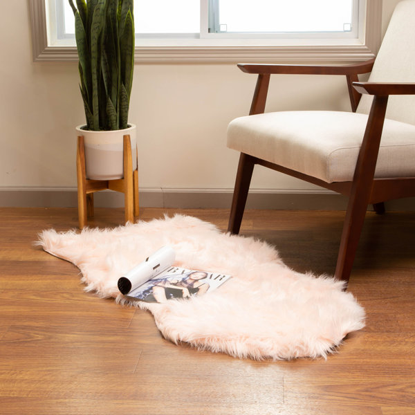 Soft Fluffy Rug White Faux Sheepskin Fur Area Rug Shaggy Couch Cover Seat  Cushion Furry Carpet Beside Rugs for Bedroom Floor Sofa Living Room Runner