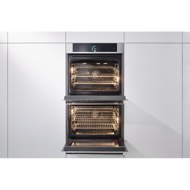 30"W. Double Electric Convection Oven, Stainless Steel