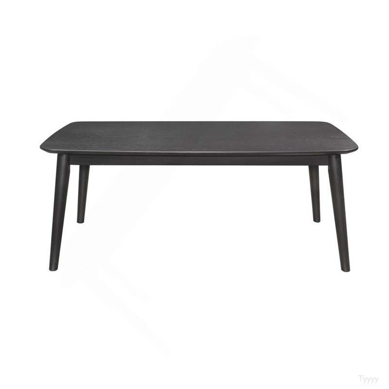 Ensemble de 3 tables basses rectangulaires, noir