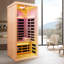 Grand sauna en pruche pour une personne