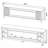 Pine 79" Fireplace TV Stand