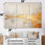 Ensemble de salon Beige Gold Western Bliss I - Abstract Collages-107741155-107741157