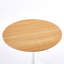 Table de salle à manger de 31,5 po de style Mid-Century pour 2 à 4 personnes avec plateau rond en MDF, table de salle à manger à piédestal et table basse de loisirs-130190402