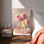 Impression sur toile Elegant Soft Pink Floral & Perfume - Urban Studio-2113117193