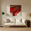«Lyrical Abstraction 1», art mural en métal brun-1787233227