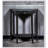 Justino II Black Finish Console Table