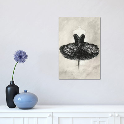 " Black Ballet Dress I " Painting