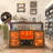 Asrf 47'' Wine Bar,Storage Buffet Cabinet Coffee Bar Cabinet For Liquor,Wine Cabinet With Racks with LEDs-1118037279