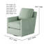 Fauteuil pivotant et pivotant-122271174