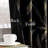  Vintage Velvet Curtains Leaf Patterned Gold Foil Printed Blackout Drapes for Living Room, Thermal Insulated Soft Luxury Home Decor for Bedroom, 2 Panels-695186548-695186549