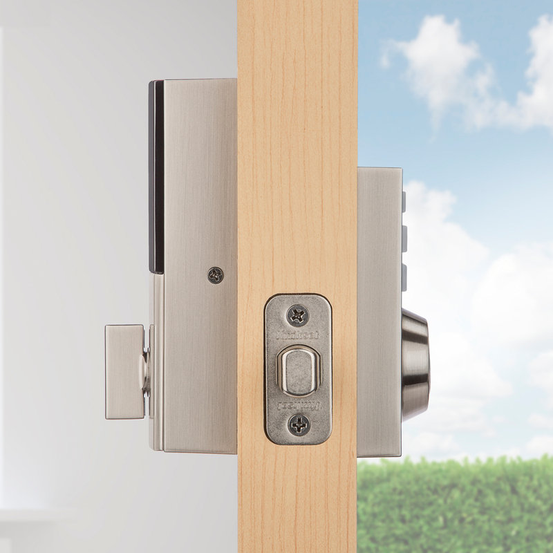 Kwikset SmartCode 913 Touchpad Electronic Deadbolt, Satin Nickel