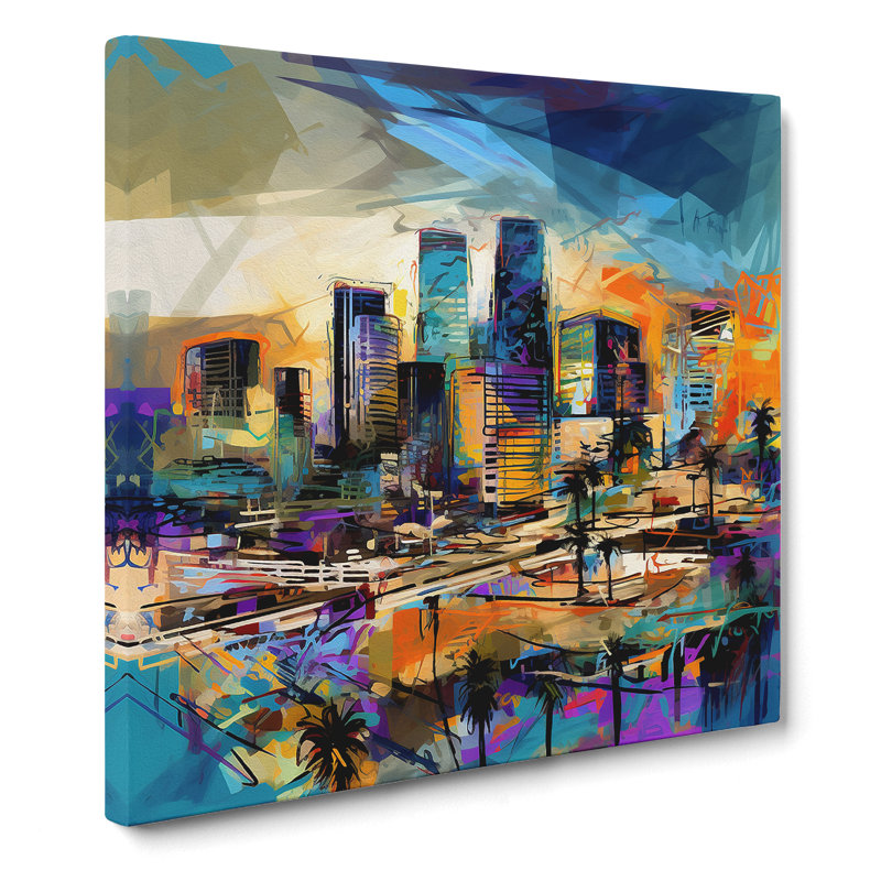 City Of Los Angeles Abstract No.3 - Print