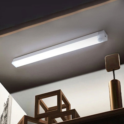 LED Rechargeable Battery Operated Motion Sensor Cabinet Lights 2 Mode Motion Activated Light Bar With Sorbent Support Closet Bedroom Kitchen