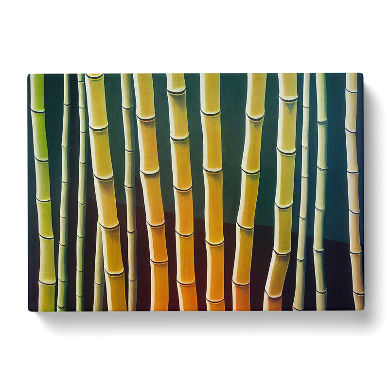 Fascinating Bamboo Forest - Wrapped Canvas, 40cm H x 60cm W x 3cm D