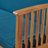Nobhill 53.25'' Wide Straight Acacia Loveseat with Cushions-321483841-339834260