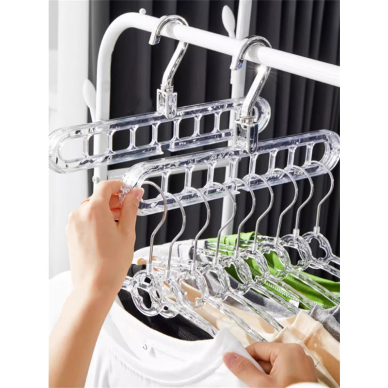 Cintre anti-dérapant en polyéthylène Nooralha pour robe / chandail / chandail, 5