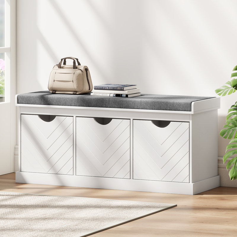 3 Pair Shoe Storage Bench