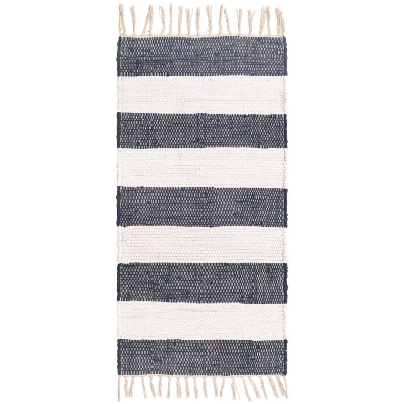 Carlotta Cotton Striped Indoor Rug, Runner 2' x 4'1"