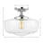 Tatem Glass Semi Flush Mount-403226092