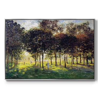 The Promenade At Argenteuil, Sunset, 1874, reproduction d'art sur toile