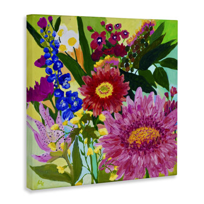 Toile florale de devant, design par Lee Ann Zirbes
