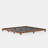 Japanese Style Queen Floor Bed Metal Bed Frame No Box Spring for Bedroom Walnut Color-1352848914-1354183012