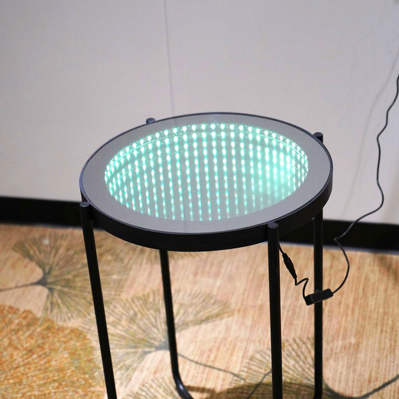 Led Round End Table