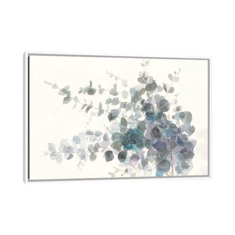 « Parfumé Sprig I » par Danhui nai, reproduction d’art, Pas de tapis, H 26 po x l 40 po x 1,5 po, Toile blanche encadrée