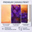 Golden Hour Violet Field II - impression florale murale mauve-1760694562-1760694574