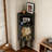 Black Solid Wood Corner cabinet