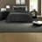 Cozy Black Microfiber Bedding Sets Quilt For Versatile Living