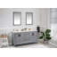 Ensemble de meuble-lavabo double 59 po avec miroir Ahseem-784177342