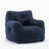 Imitation fourrure bleu foncé est en rupture de stock