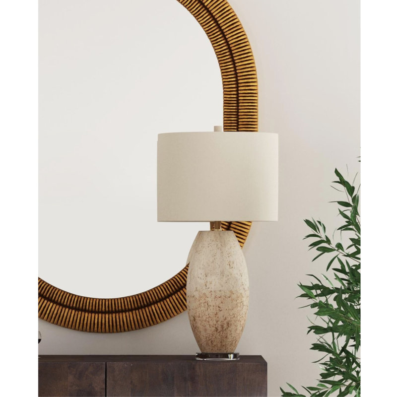Cambria 31" Crystal Table Lamp