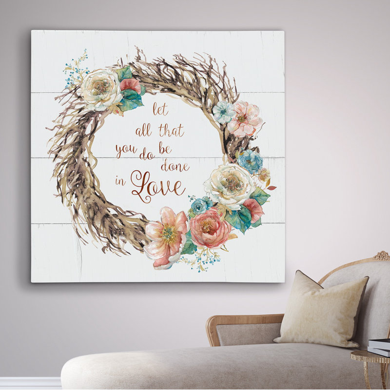 «Done in Love», impression, Toile tendue, H 16 po x l 16 po x P 1,5 po