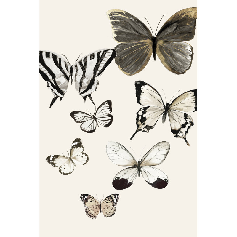 Papillons volent I, H 18 po x l 12 po x P 1,25 po