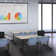 Nicklos T-Base Training Seminar Table, 2 Zeng Stack Chairs