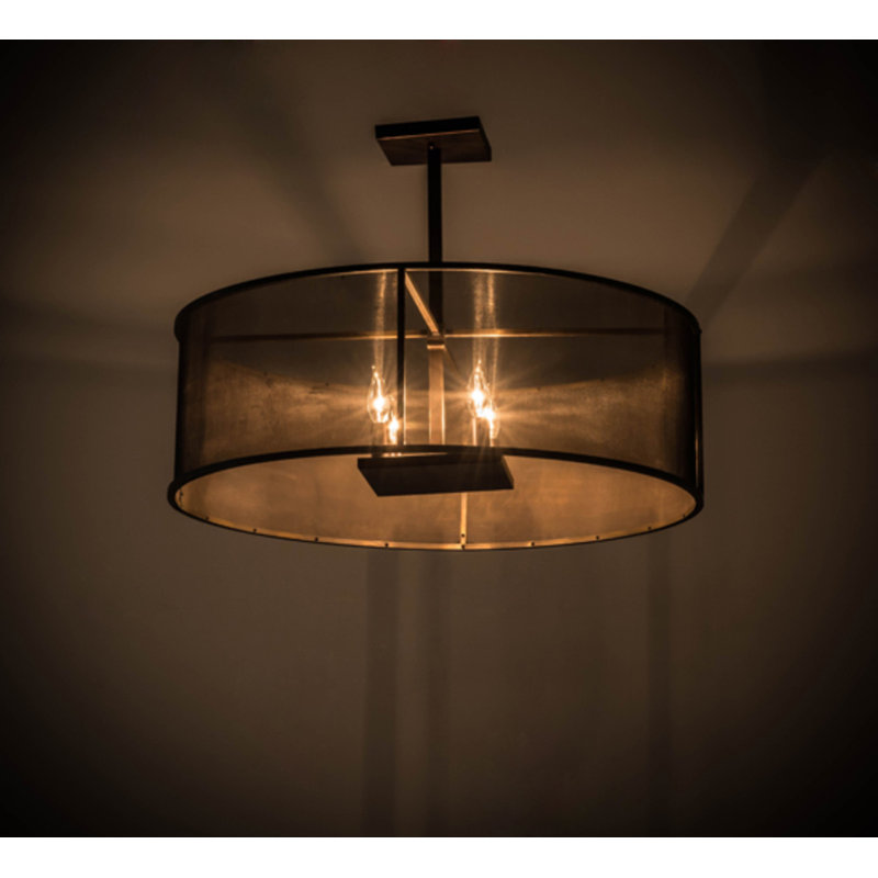 Cilindro 4 - Light Drum Chandelier