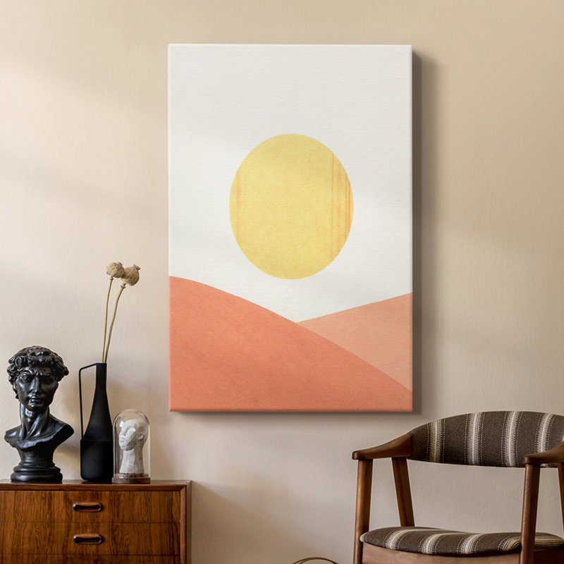 Simple Boho Sun I - galerie sur mesure, H 18 po x l 12 po