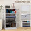 Cabinet multimédia, armoire stéréo à 4 niveaux,-579912533