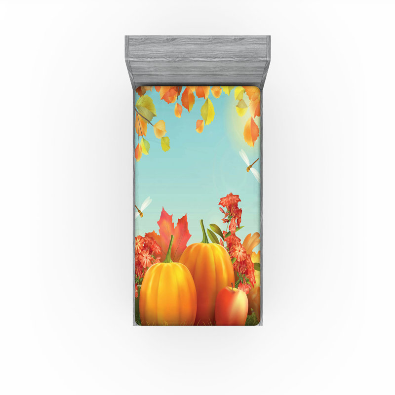 Ensemble de 2 drap-housse Ambesonne Harvest, Drap-housse simple TG