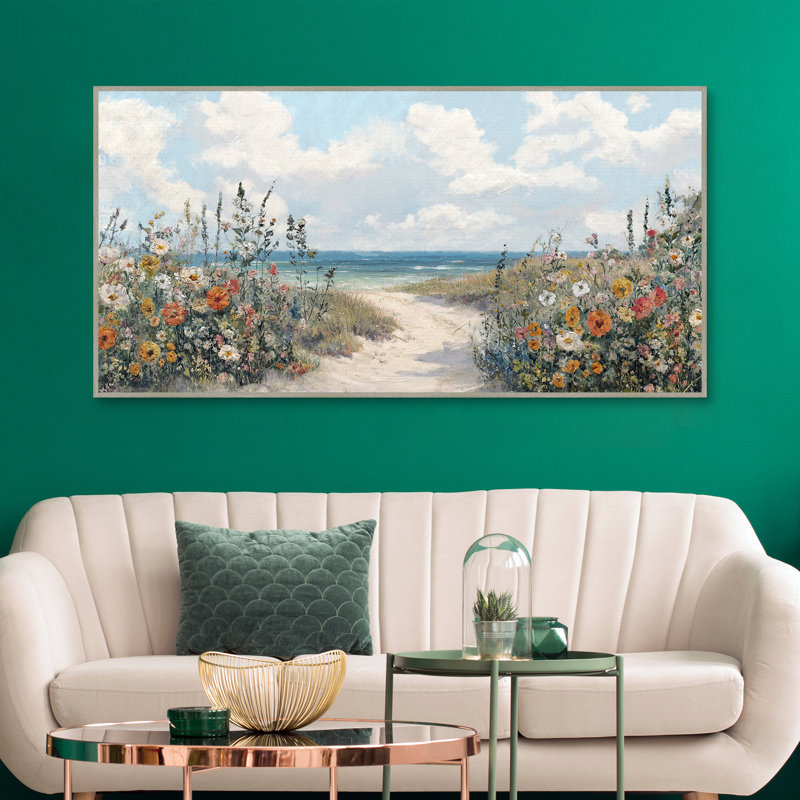 Blooming Shoreline By Studio Arts Framed Wall Art