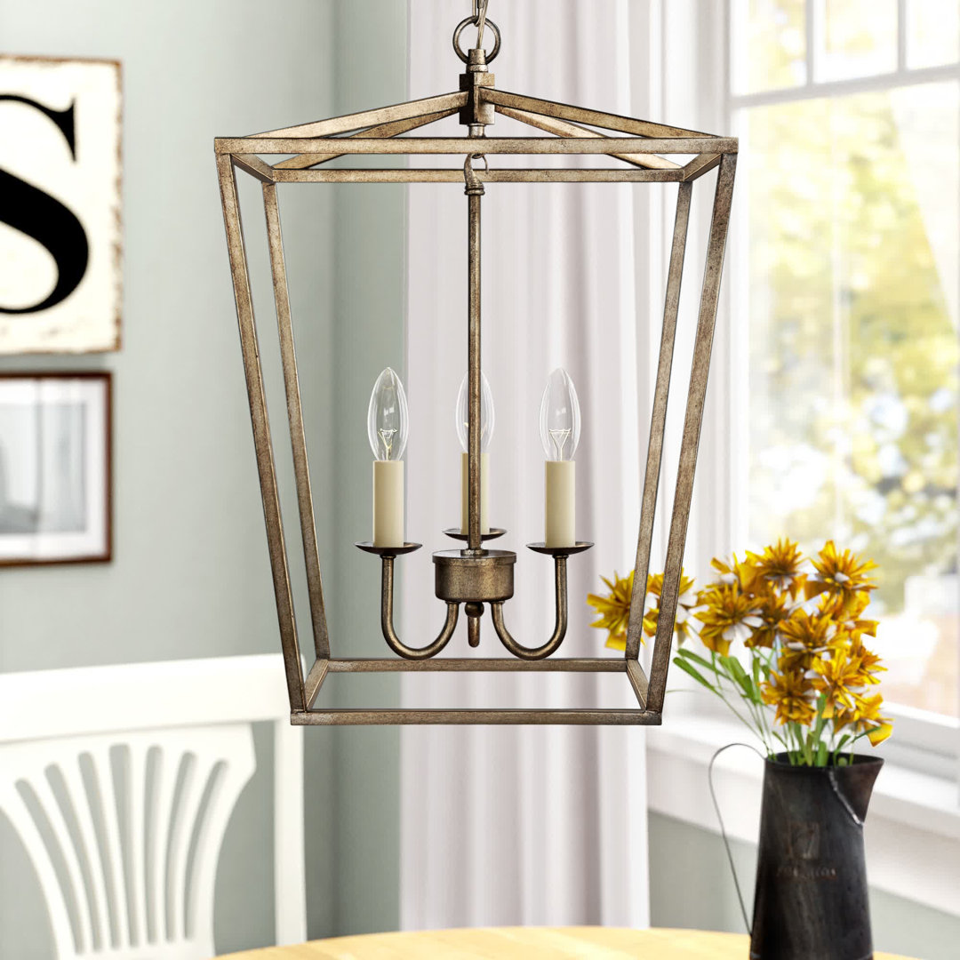 Finnick 3 - Light Lantern Geometric Pendant Andover Mills™ 
