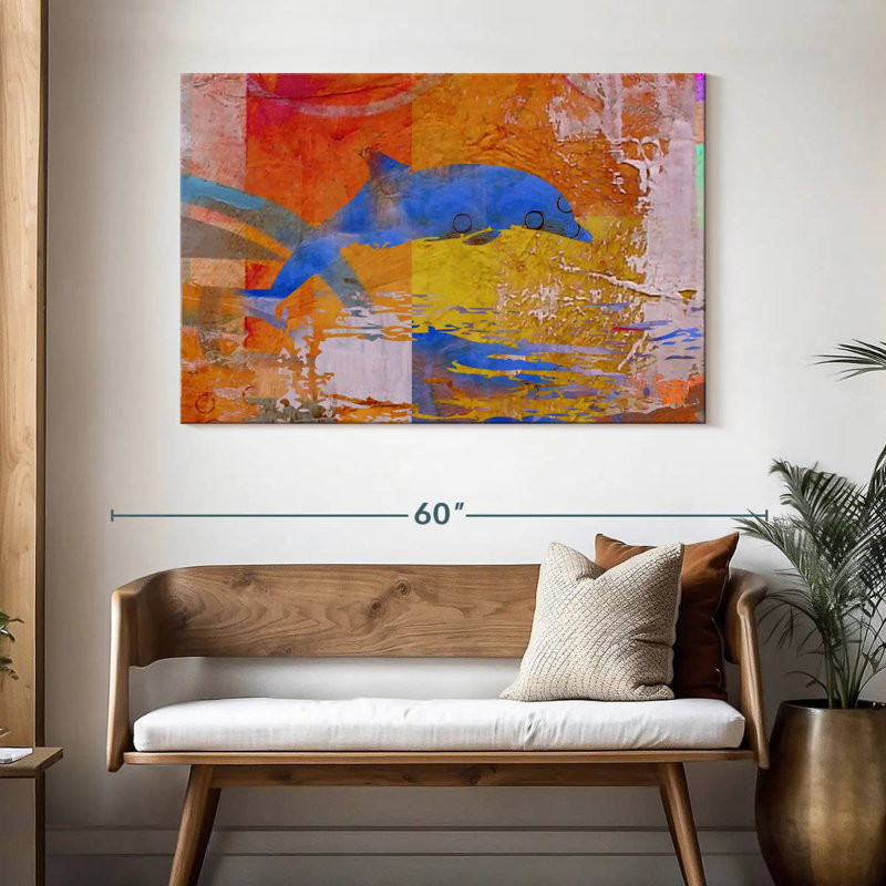 Brampt Dolphin II, 32" H x 48" W