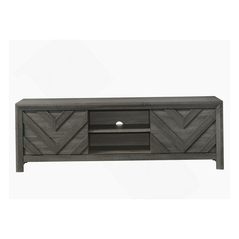 Meuble télé 1pc, Gris foncé
