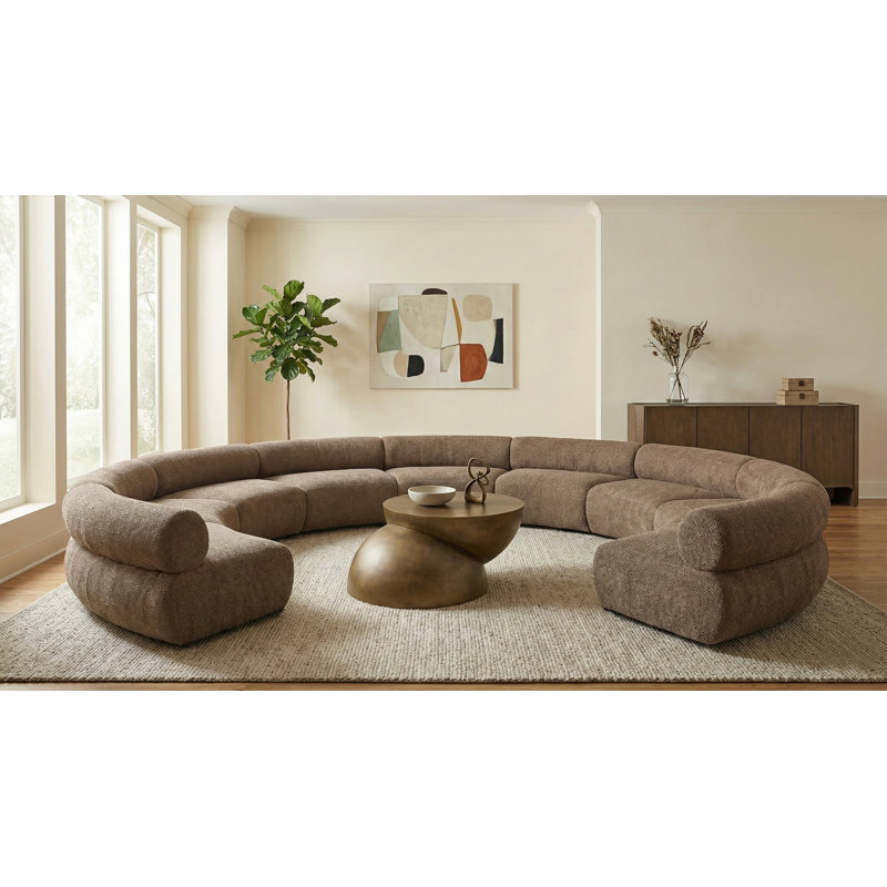 Canapé modulaire 7 pièces Bale, 28" H x 202" W x 144" D