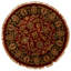 High-Quality Hand-Knotted Red And Black Area Rug
